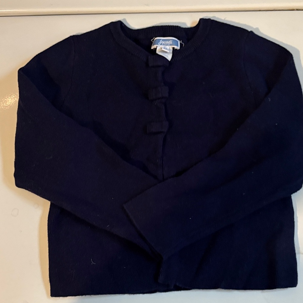 Jacadi Midnight Blue Knit Cardigan